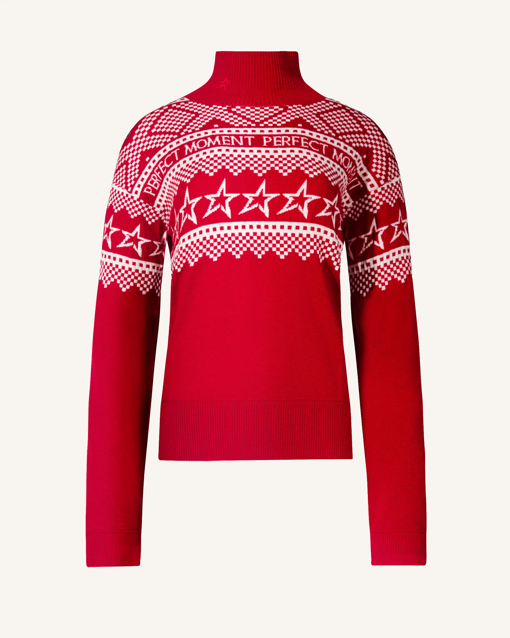 Intarsia-Knit Merino Wool Turtleneck 0