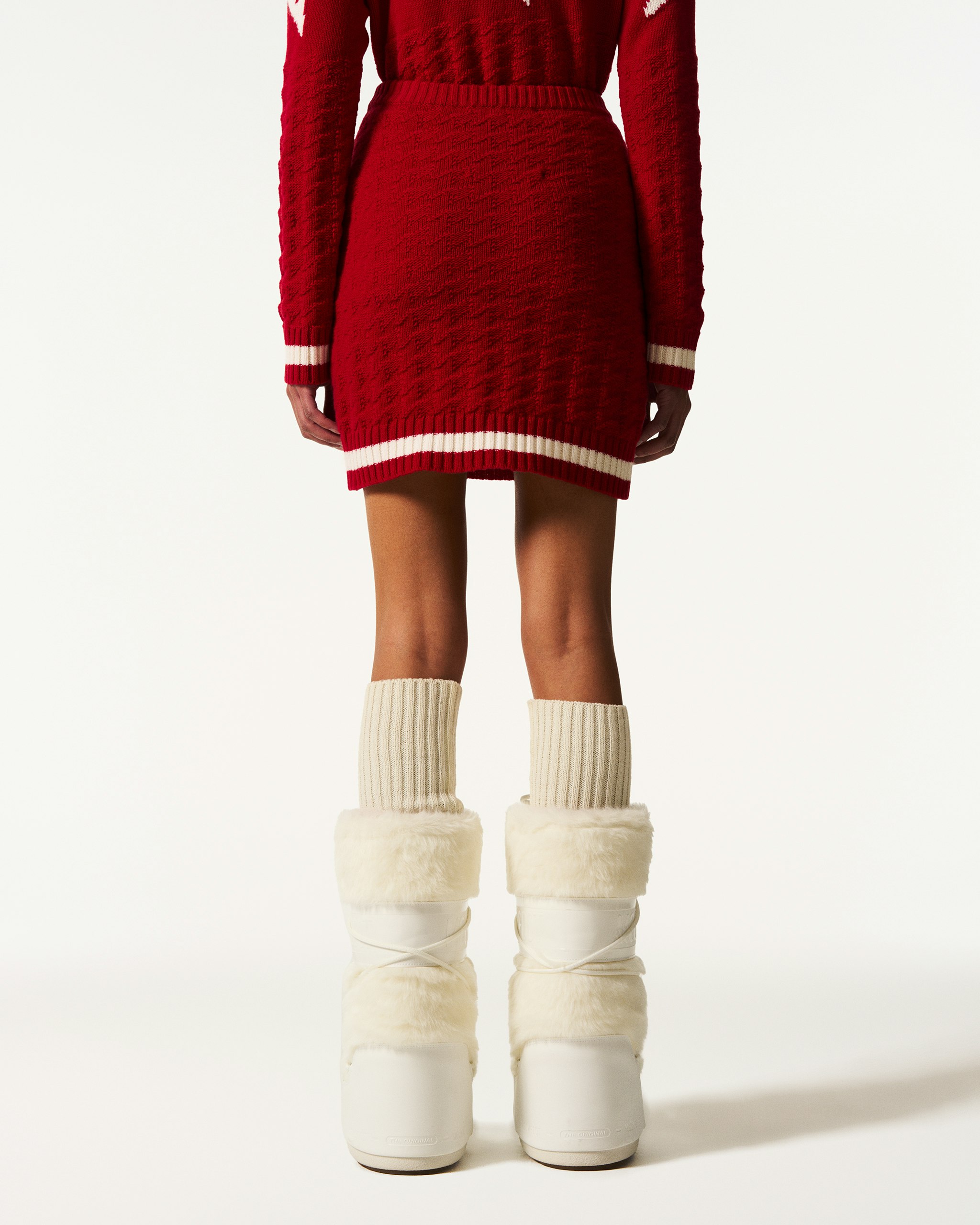 Glacier Merino Wool Mini Skirt 3