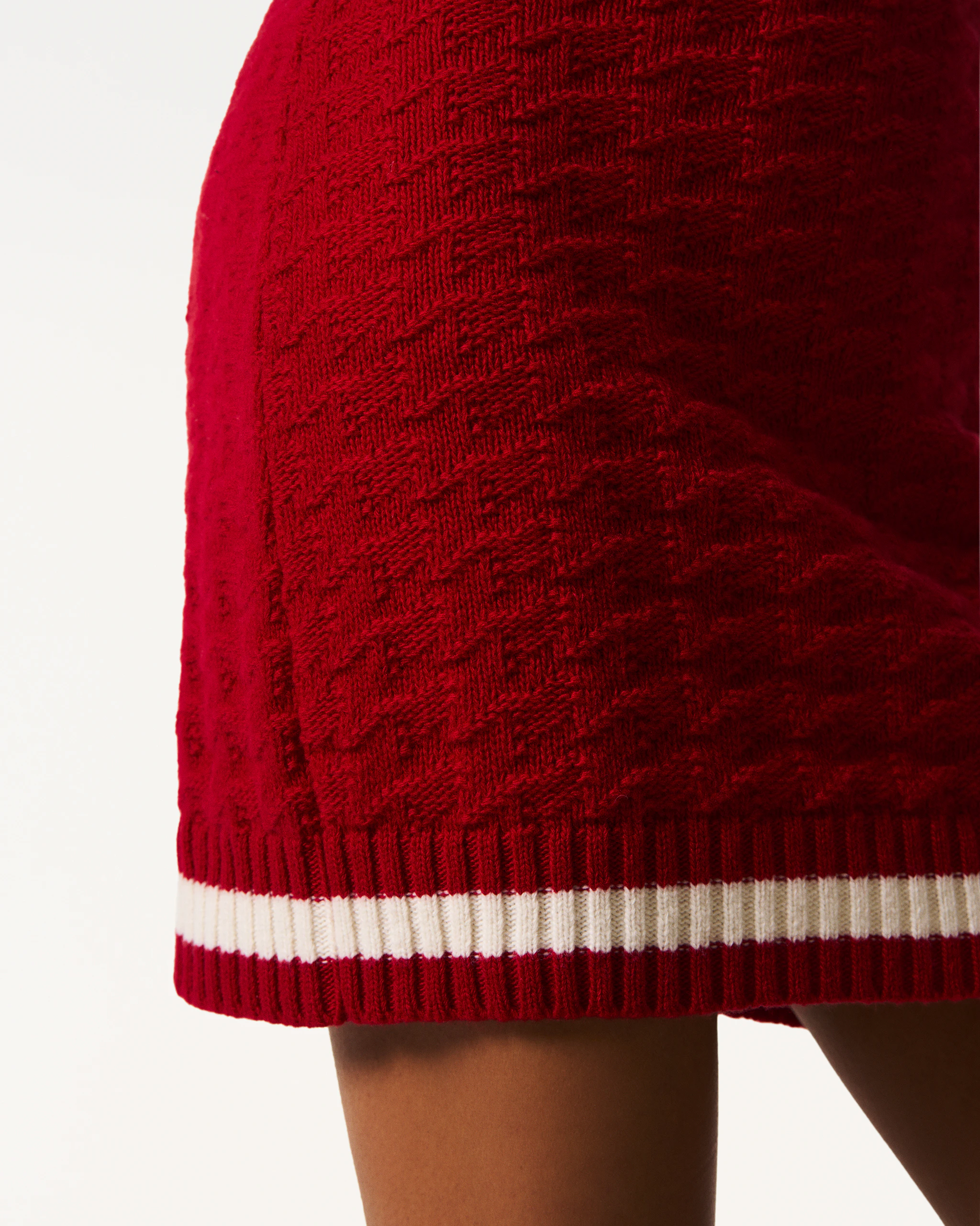 Glacier Merino Wool Mini Skirt 4