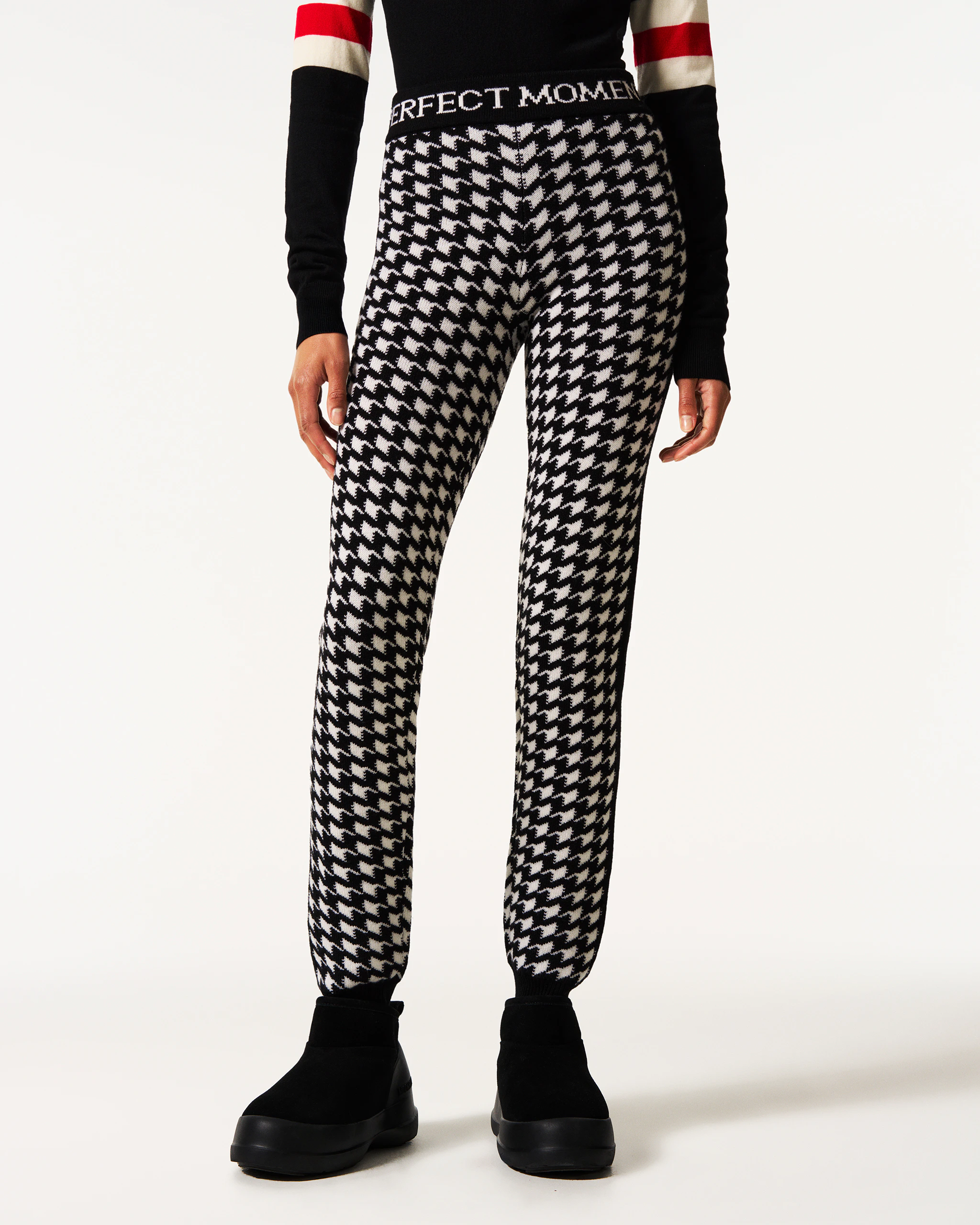 Houndstooth Merino Wool Legging 2