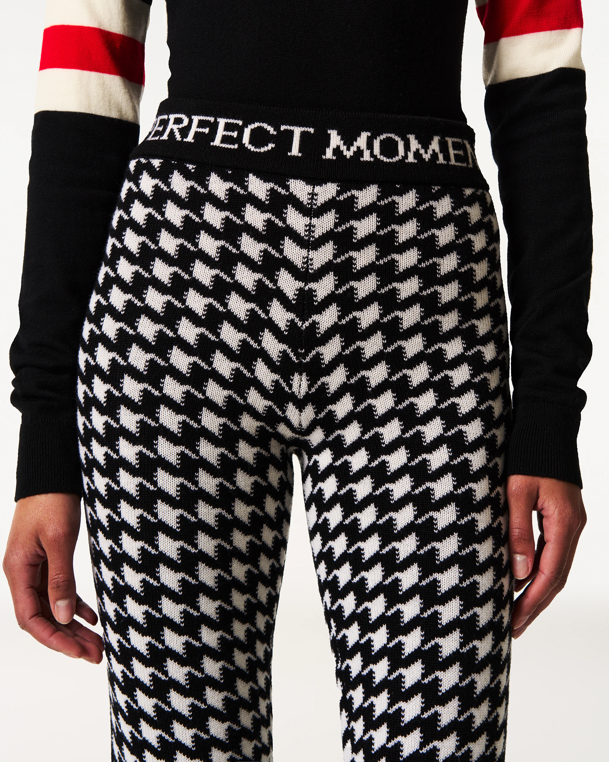 Houndstooth Merino Wool Legging 4