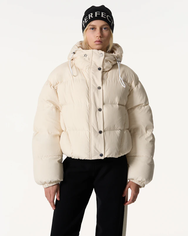 Down Cropped Puffer Jacket 1 Down Cropped Puffer Jacket
