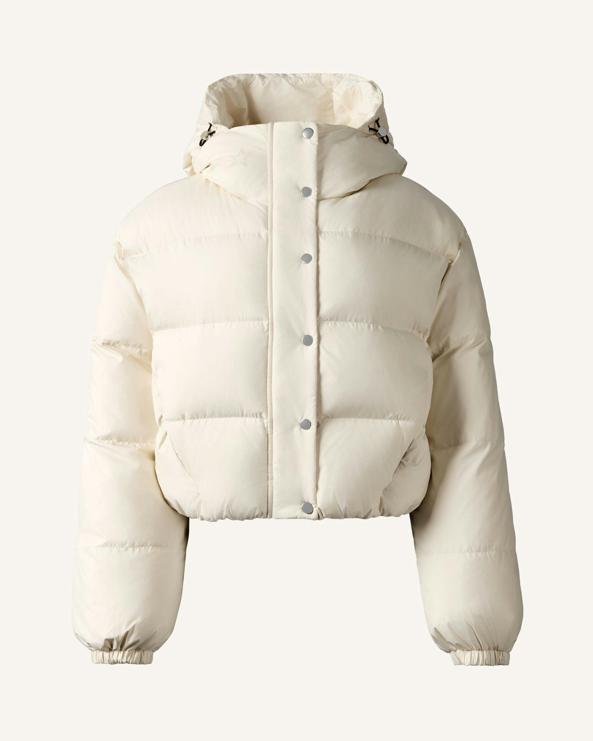 Down Cropped Puffer Jacket 0