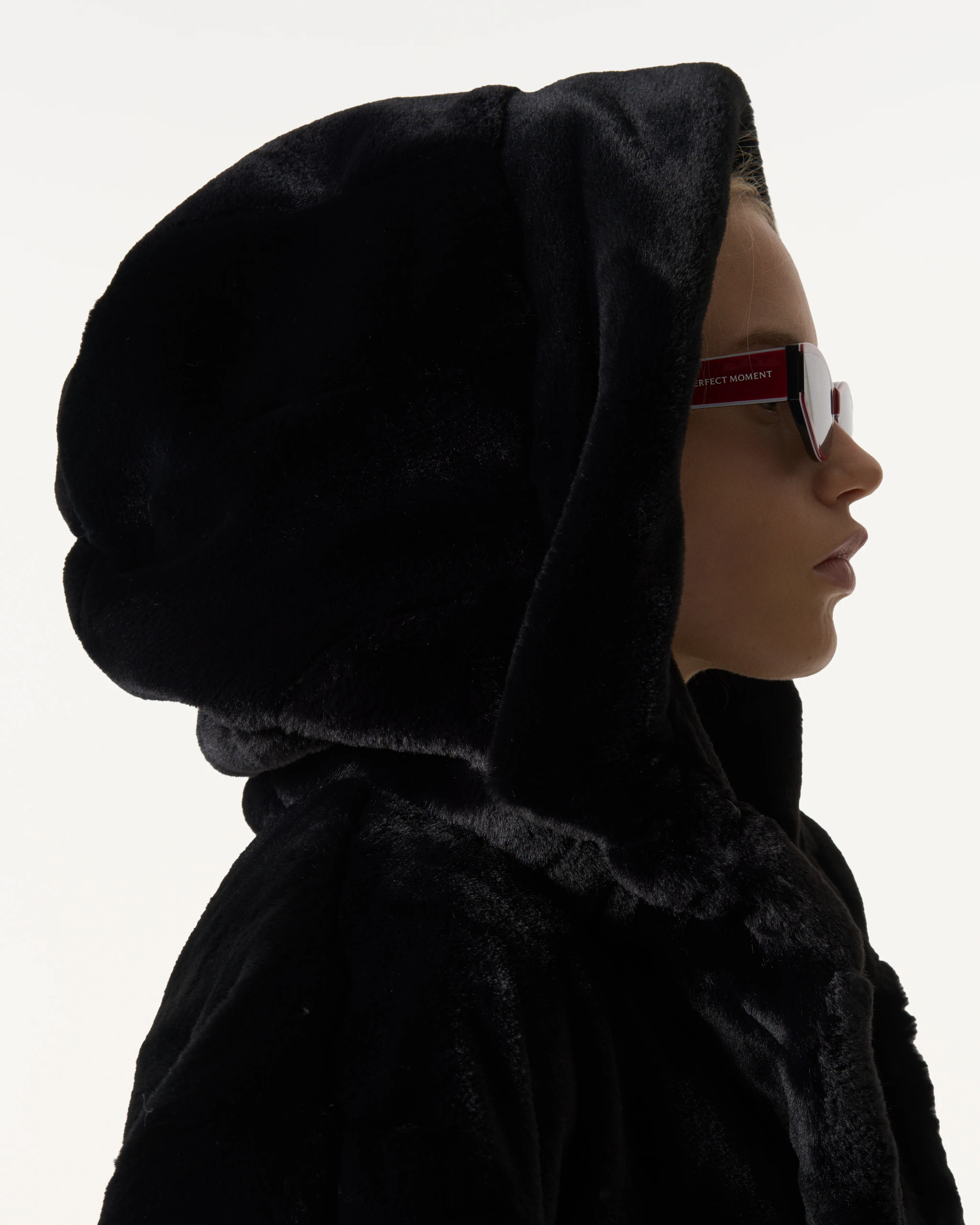 BEP FAUX FUR HOODED HWC ZIP HOODIE S BAIMORE Women