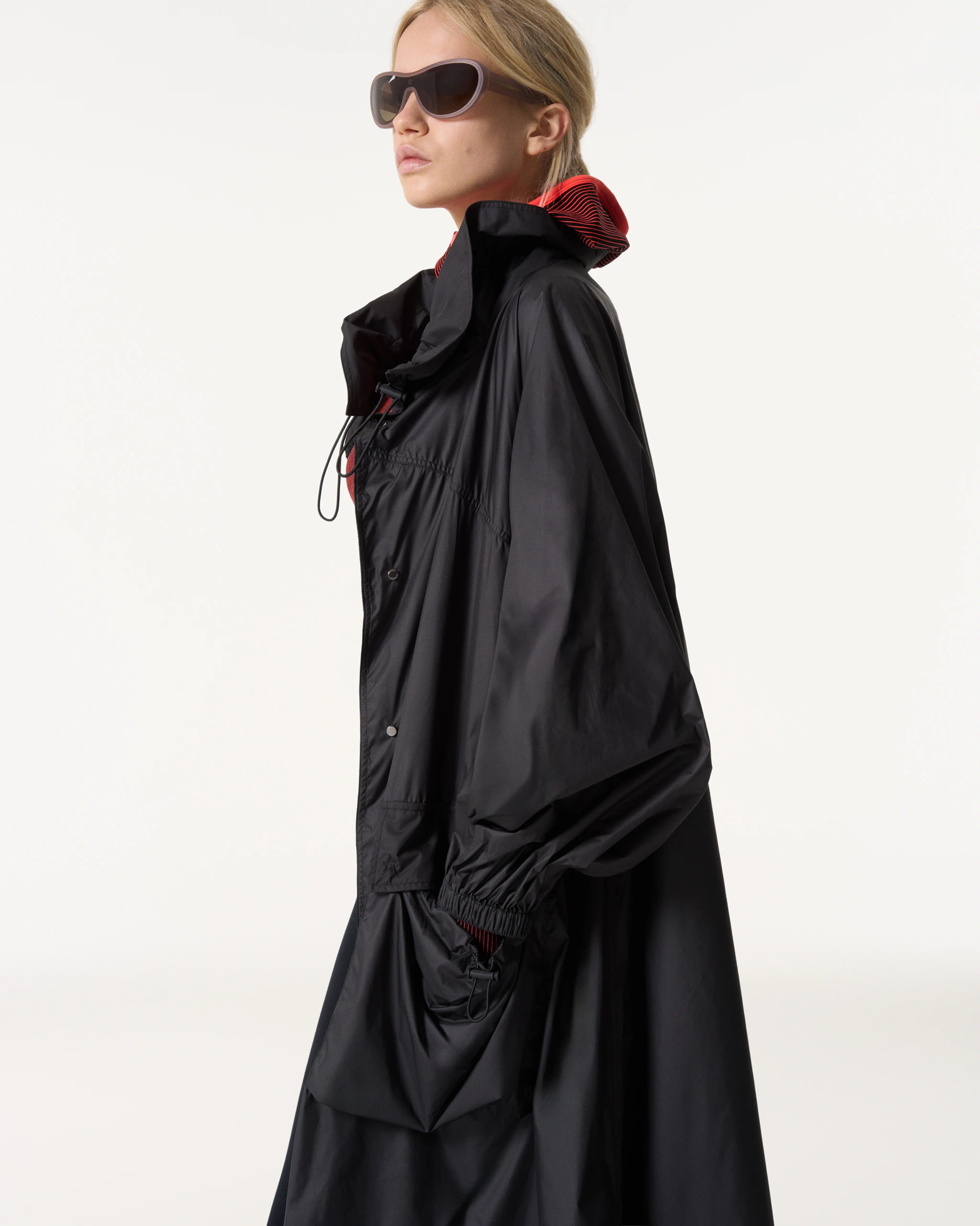 Long Parachute Shell Jacket 5