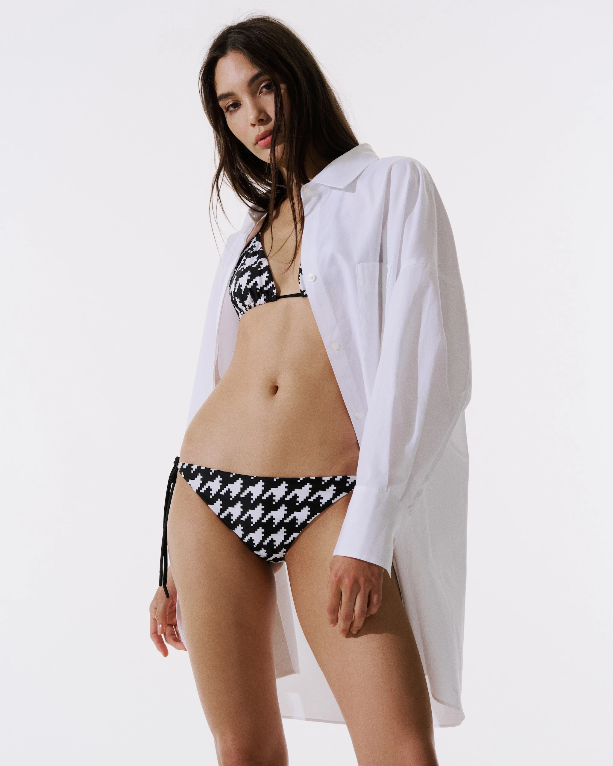 Houndstooth Bikini Bottoms 1