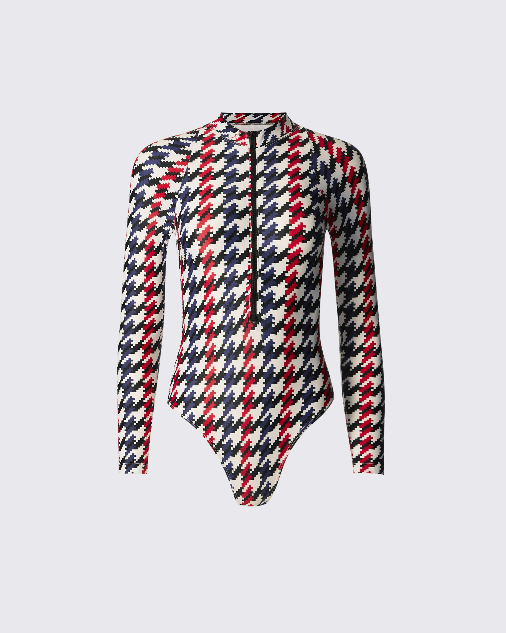 Houndstooth Long Sleeve Spring Suit 0 Houndstooth Long Sleeve Spring Suit
