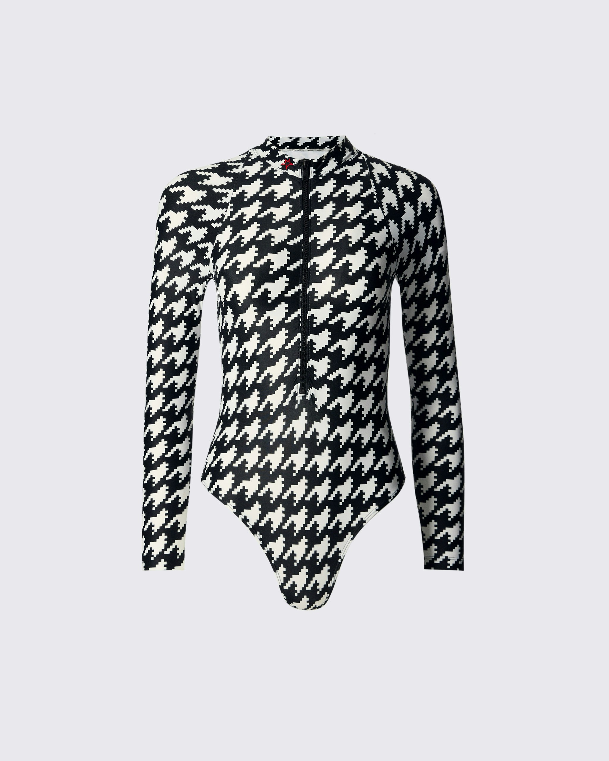 Houndstooth Long Sleeve Spring Suit 0