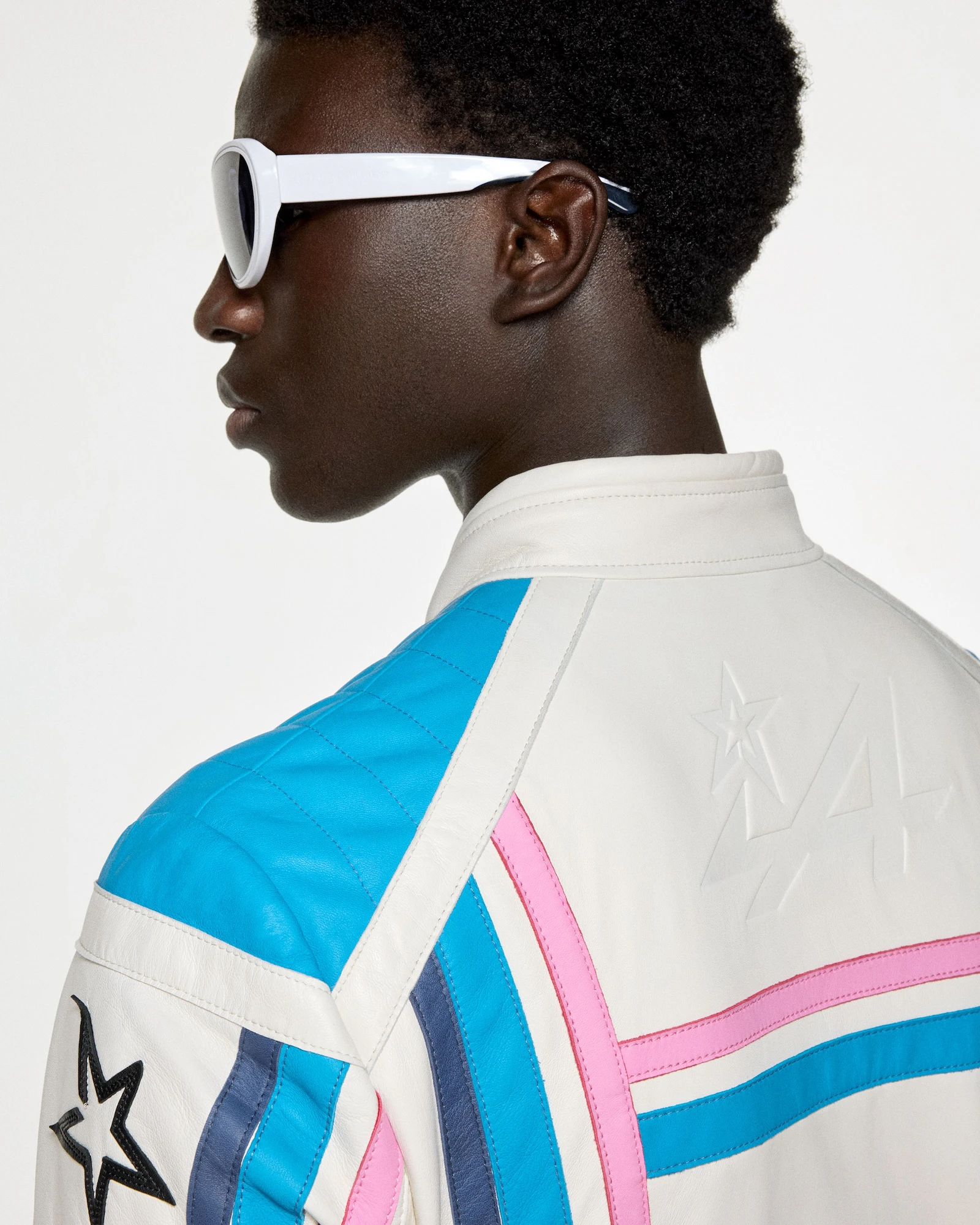 Unisex Alpine Leather Racer Jacket | Perfect Moment