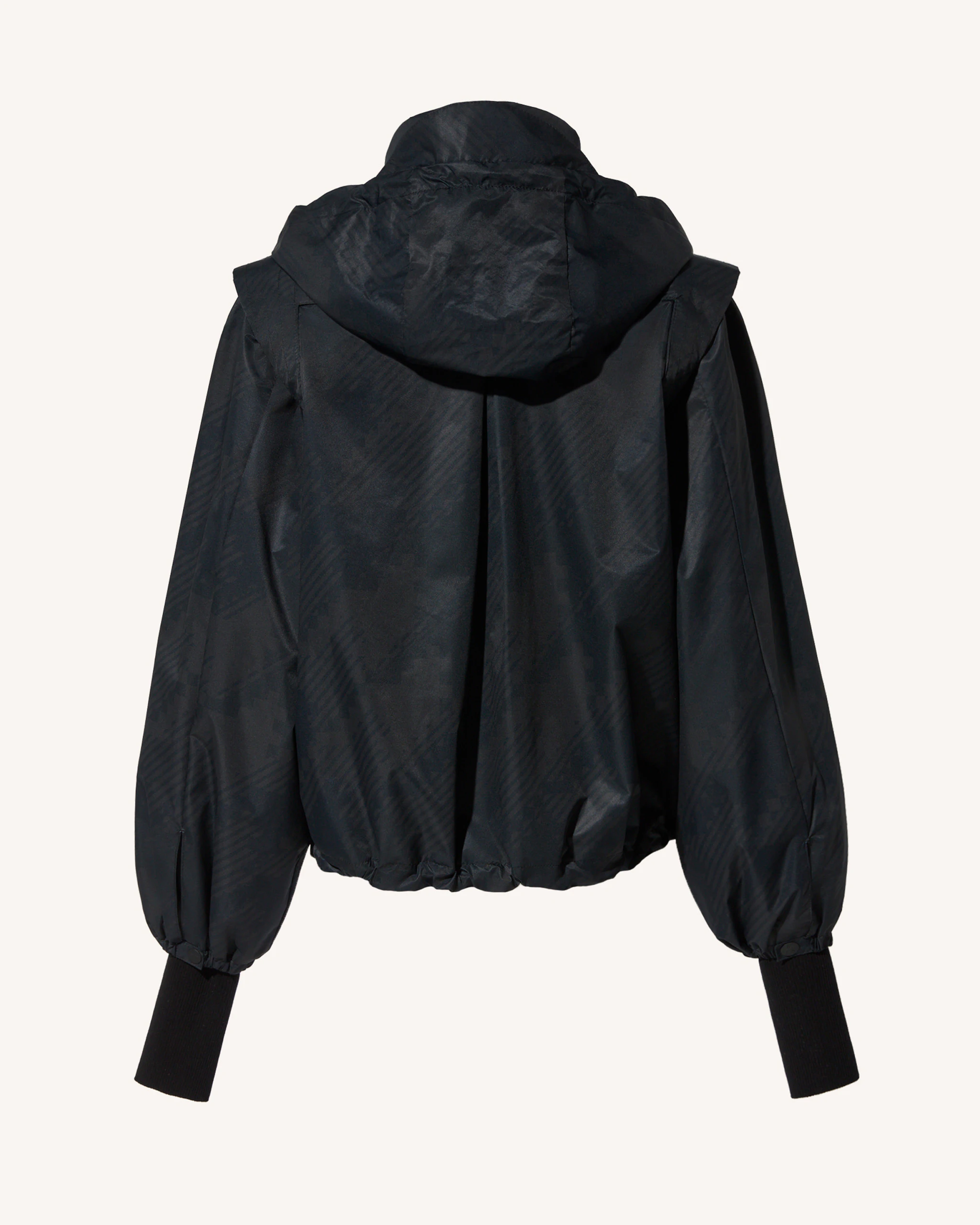 ジャケット・アウター check frill shirt blouson FEKETE Scratch Houndstooth Blouson Jacket | Perfect Moment | Perfect Moment