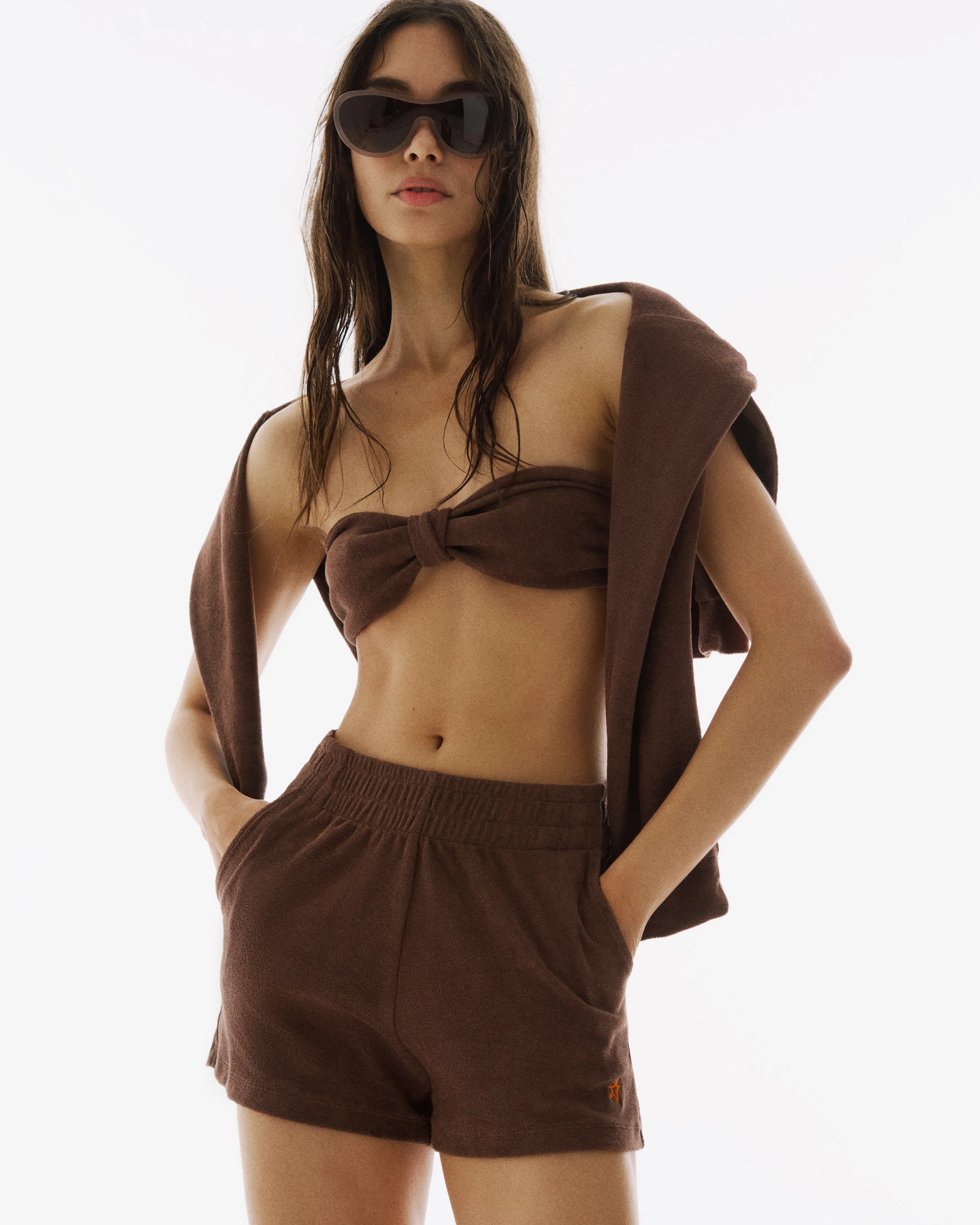 Terry Cotton Bandeau Top 2