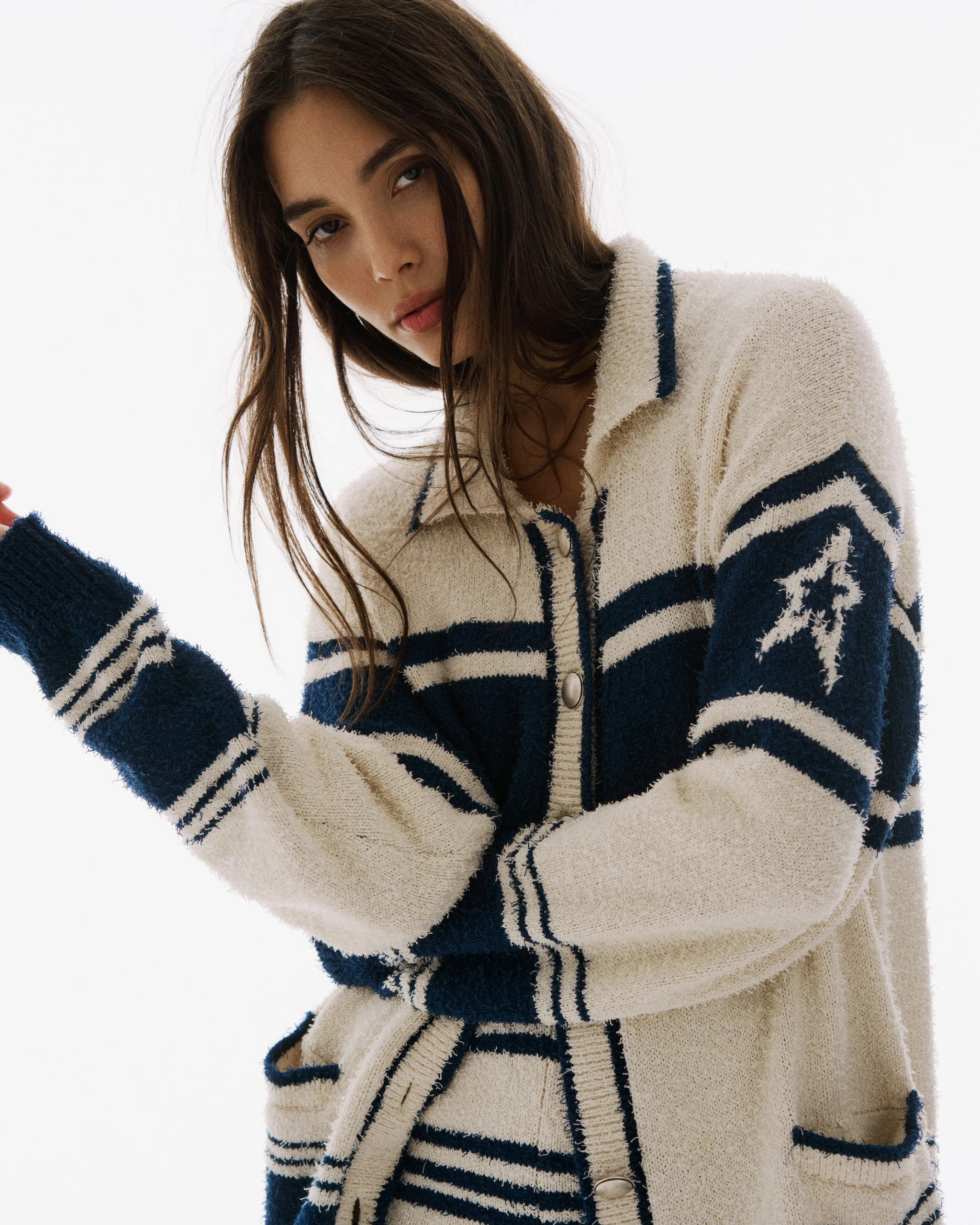 ジャケット・アウター WIND AND SEA Patch tilden knit cardigan Patch