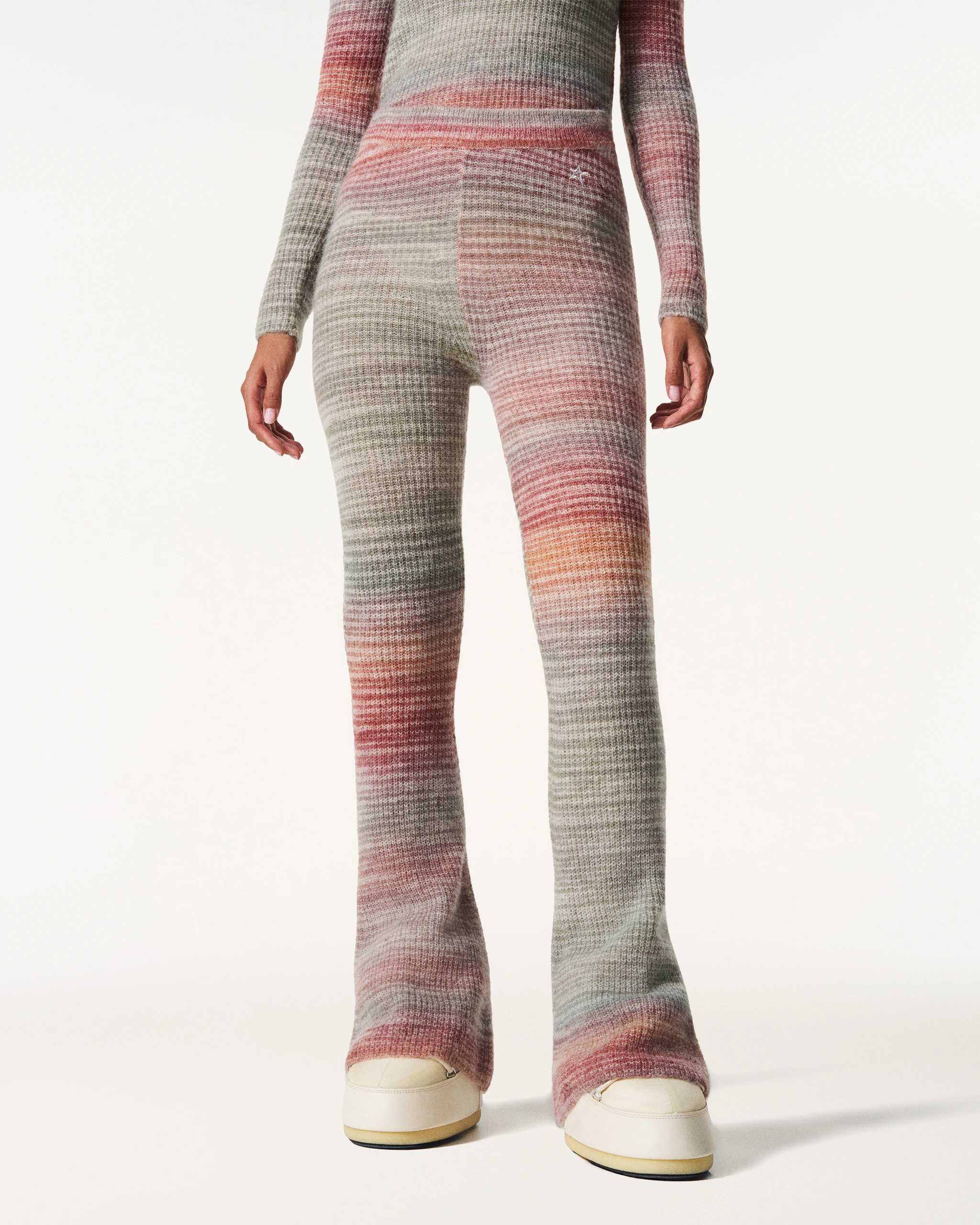 Wool Pastel Knit Pant 1