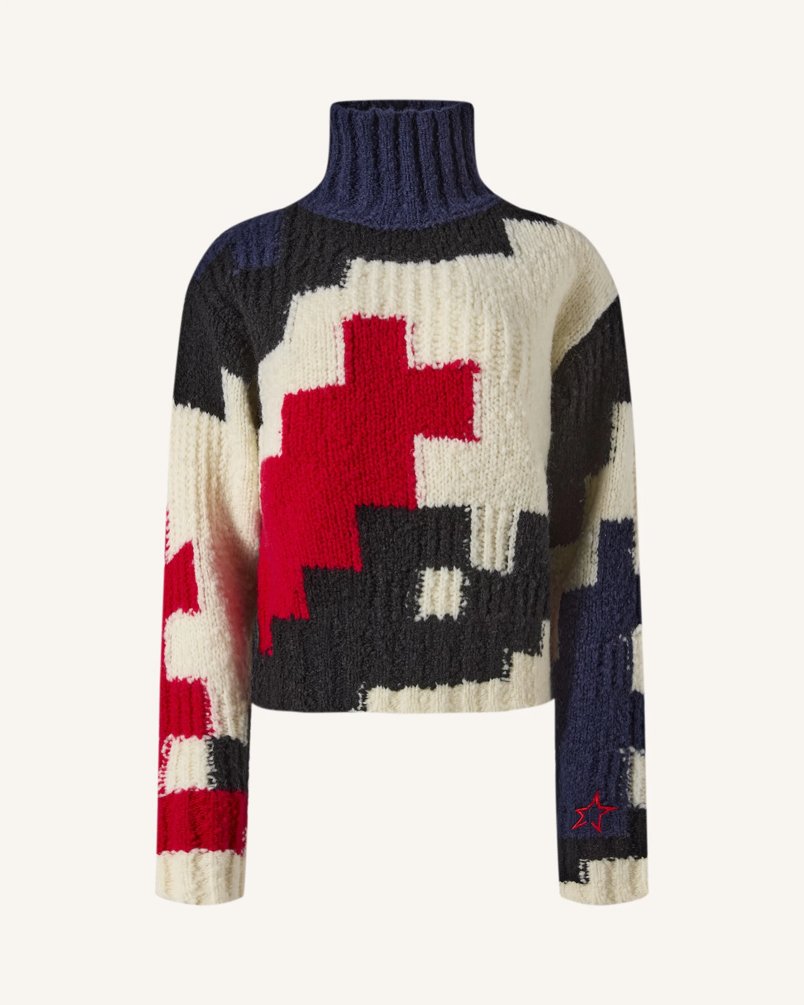 Chunky Wool Cropped Sweater 0 Chunky Wool Cropped Sweater