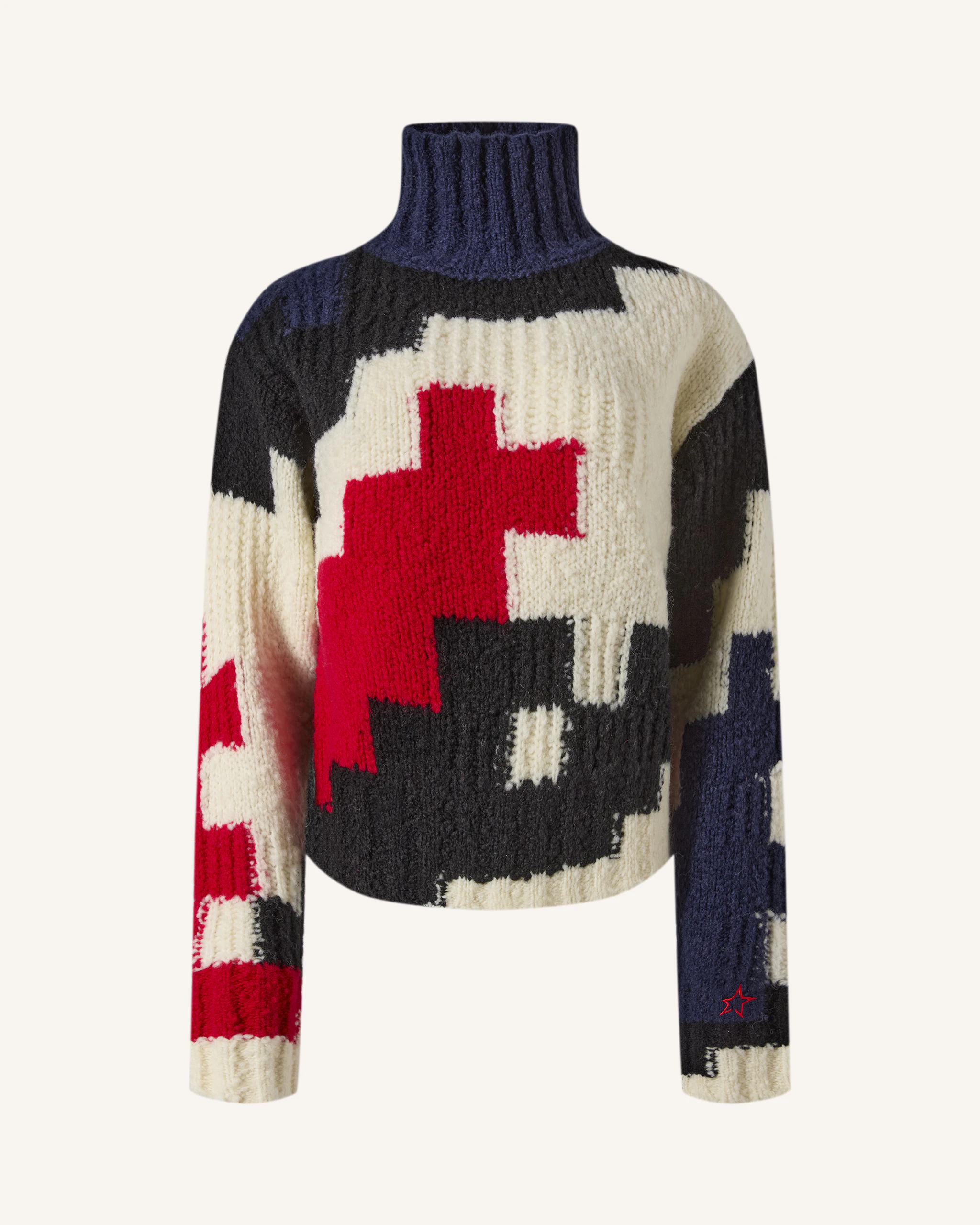 Chunky Wool Cropped Sweater 0 Chunky Wool Cropped Sweater