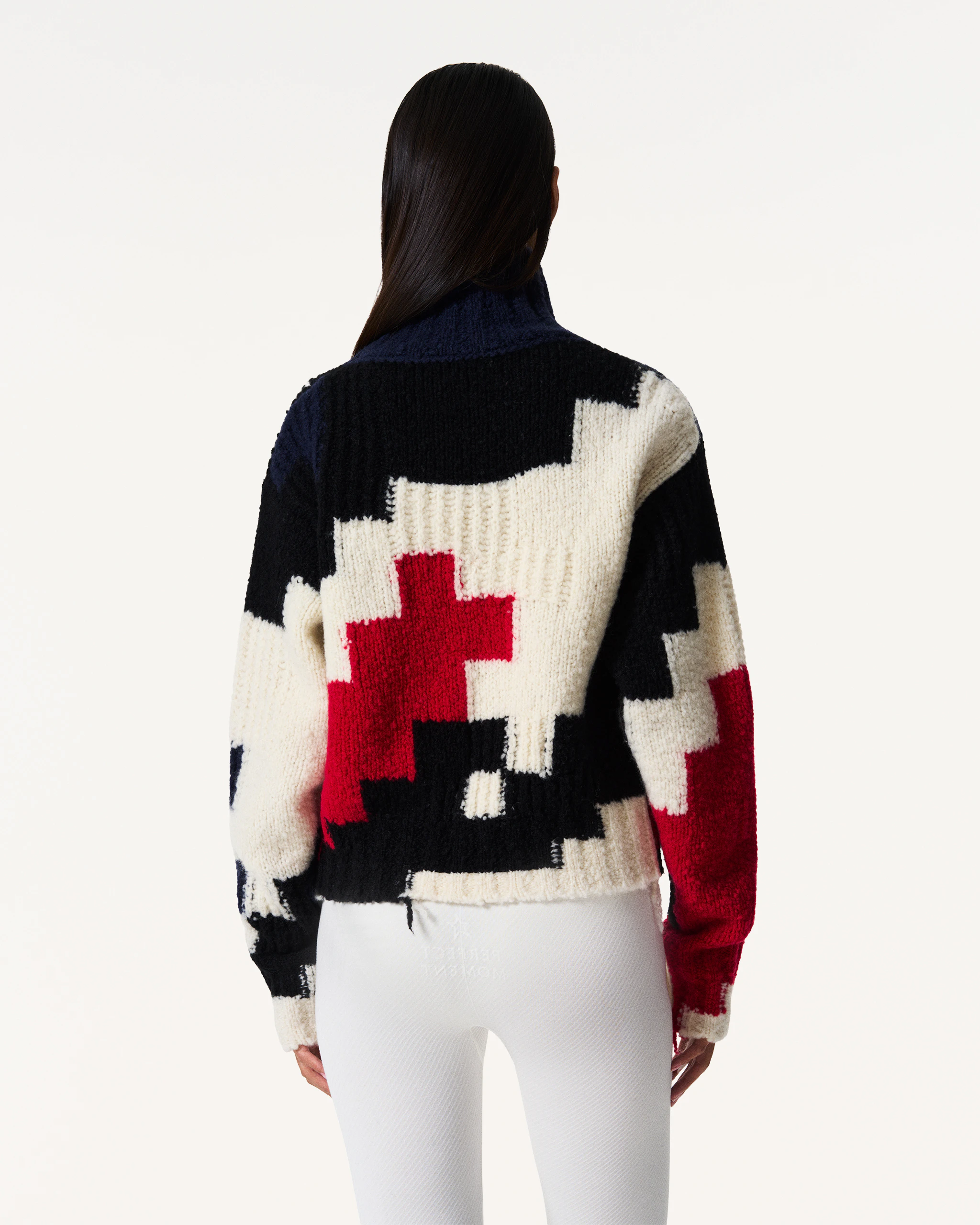 Chunky Wool Cropped Sweater 3