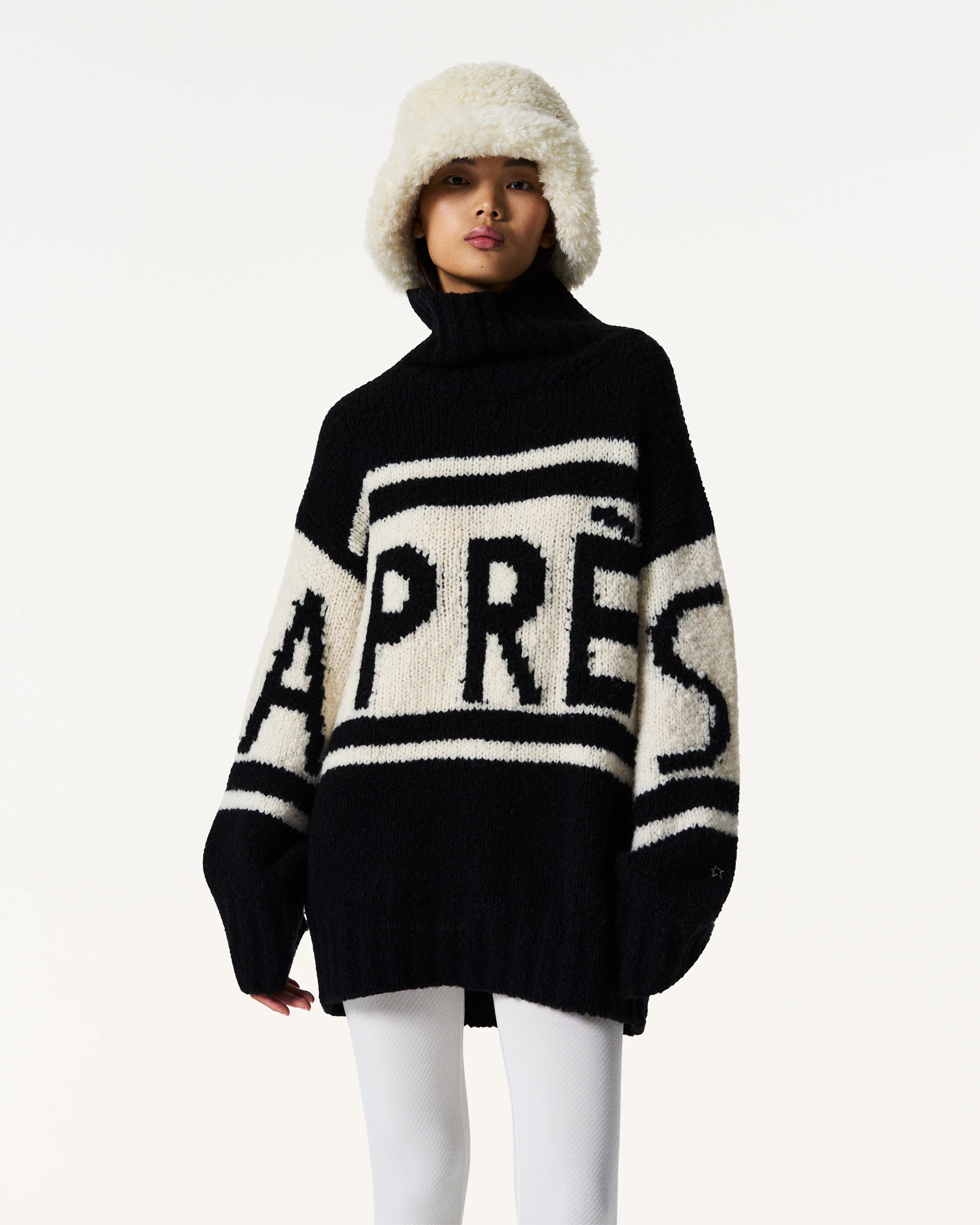 Oversized Après Wool Knit Sweater | Perfect Moment