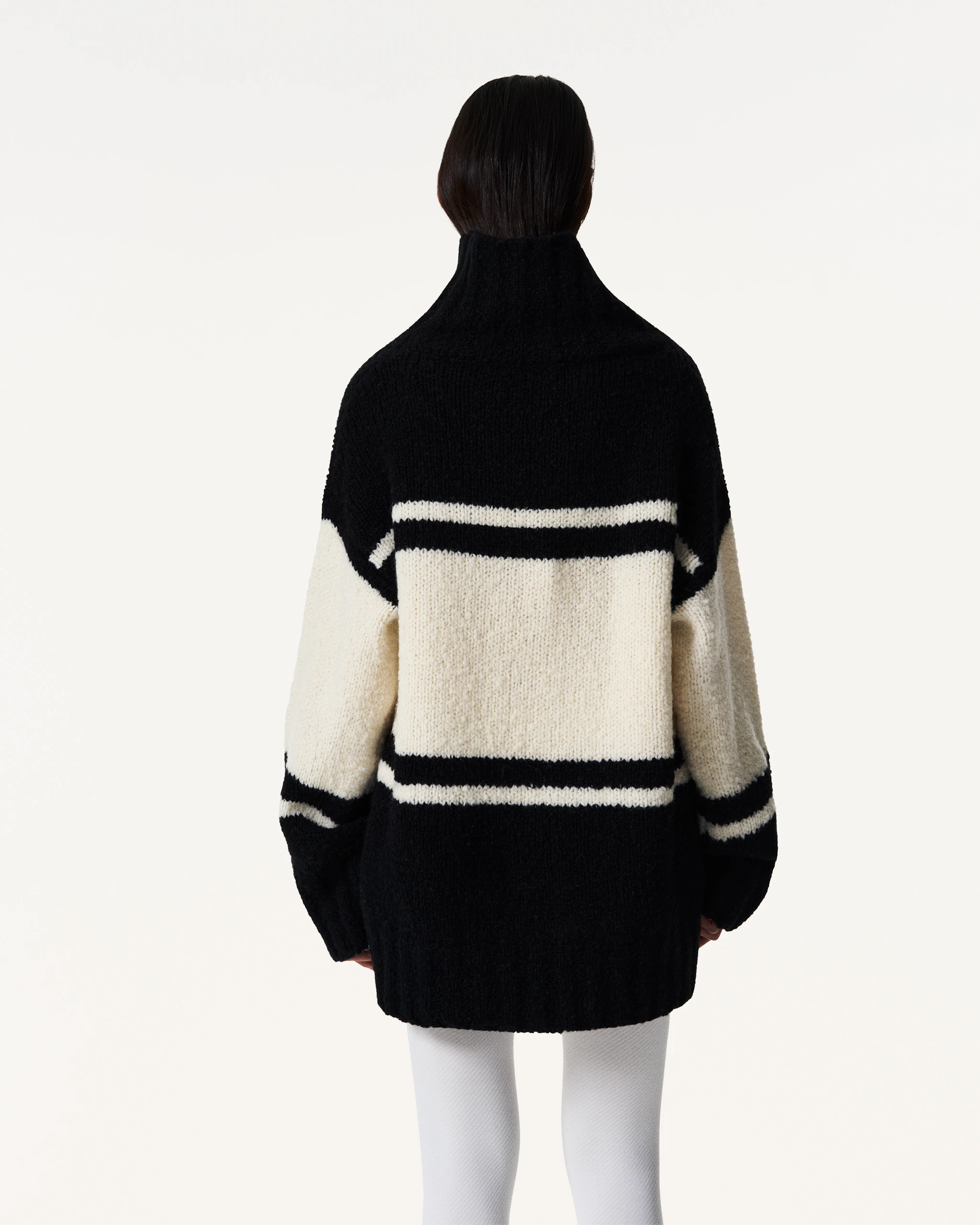Oversized Après Wool Knit Sweater | Perfect Moment