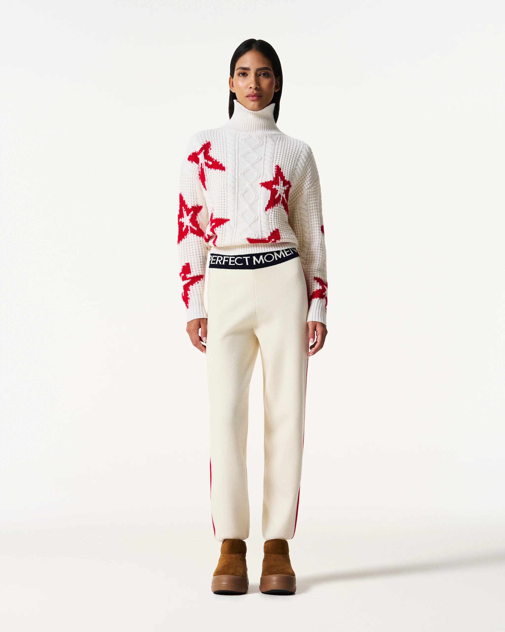 Wool Cable Star Turtleneck Sweater 1 Wool Cable Star Turtleneck Sweater