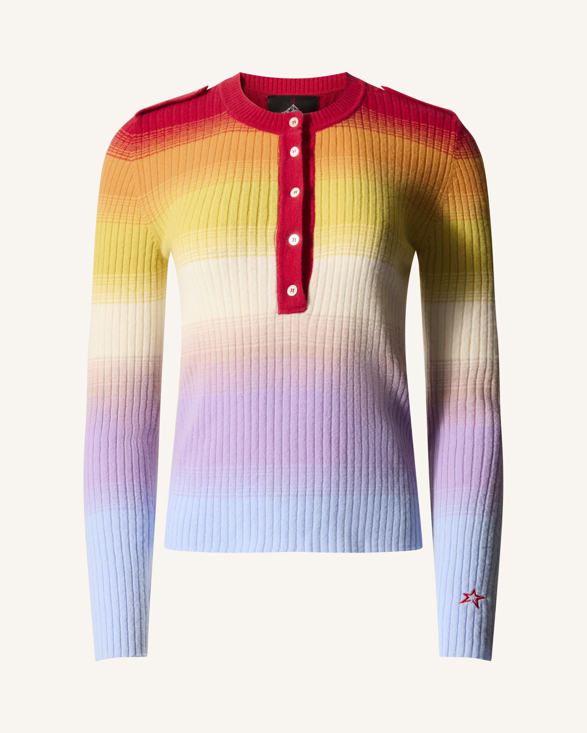 Wool & Cashmere Rainbow Knit Top 0 Wool & Cashmere Rainbow Knit Top