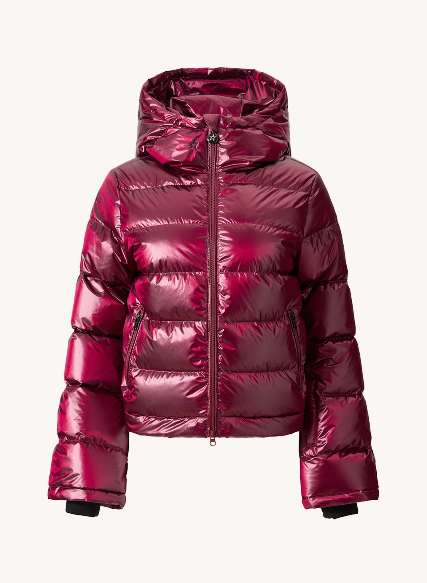 Metallic Polar Flare Down Jacket 0