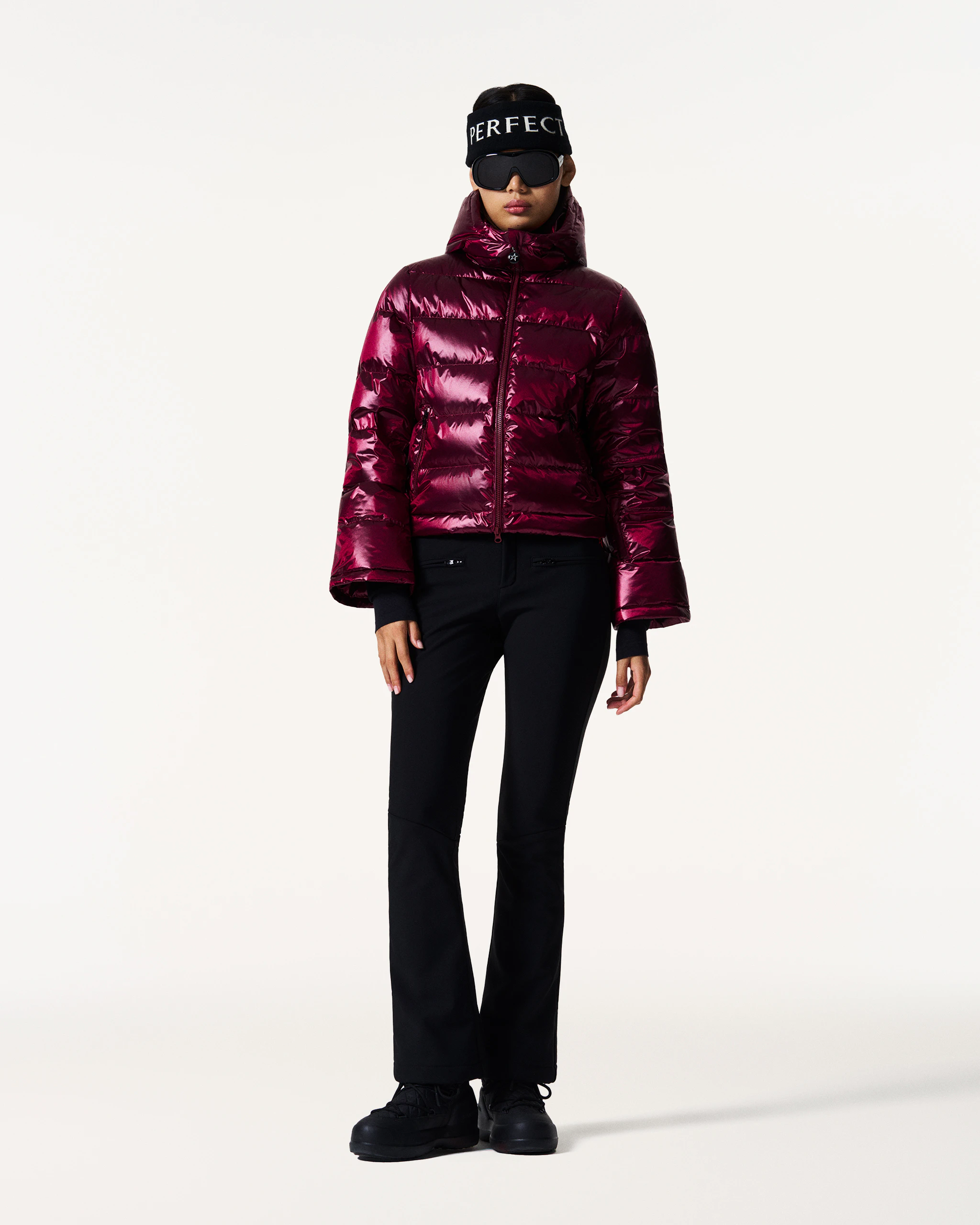 Metallic Polar Flare Down Jacket 1 Metallic Polar Flare Down Jacket