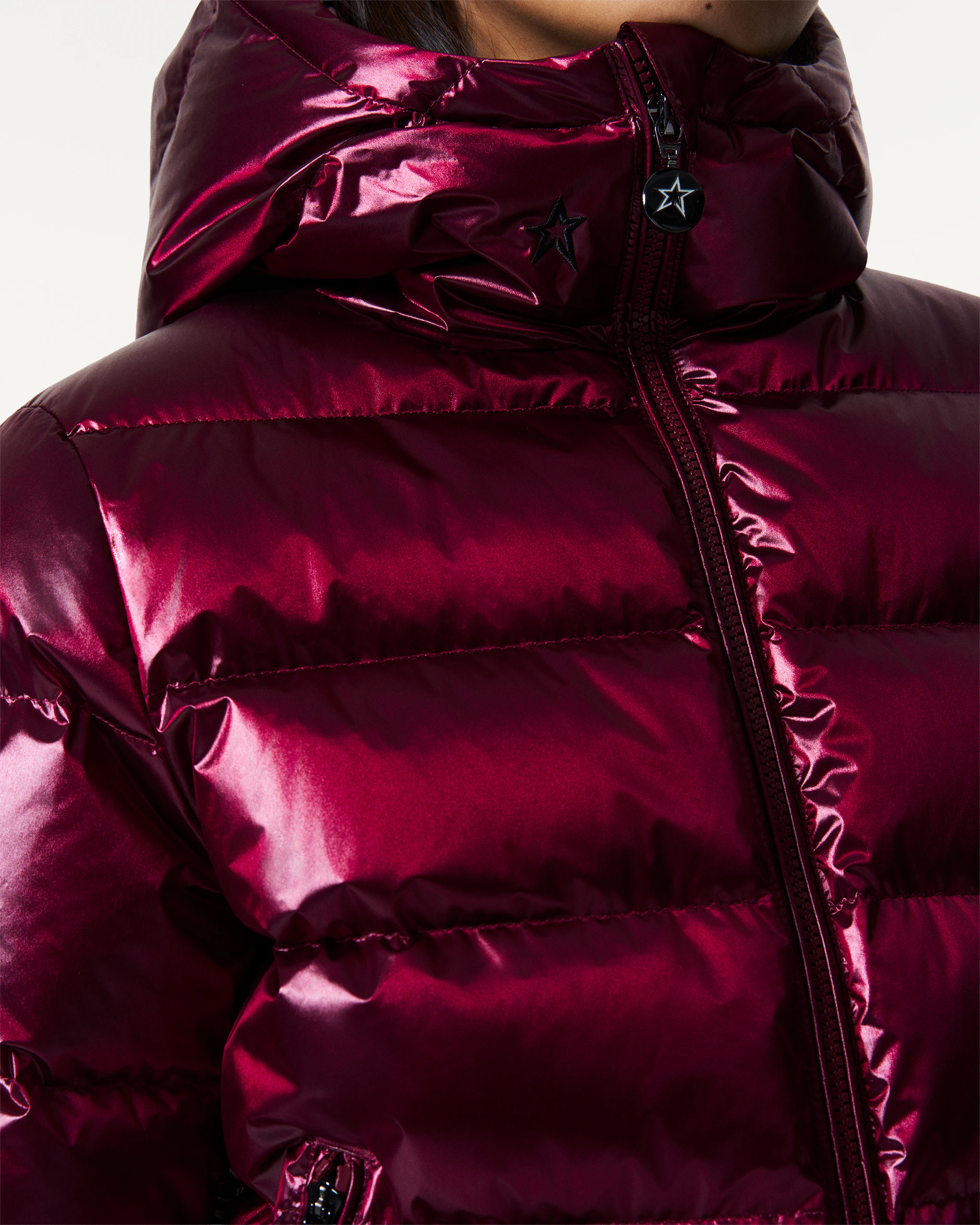Metallic Polar Flare Down Jacket 3