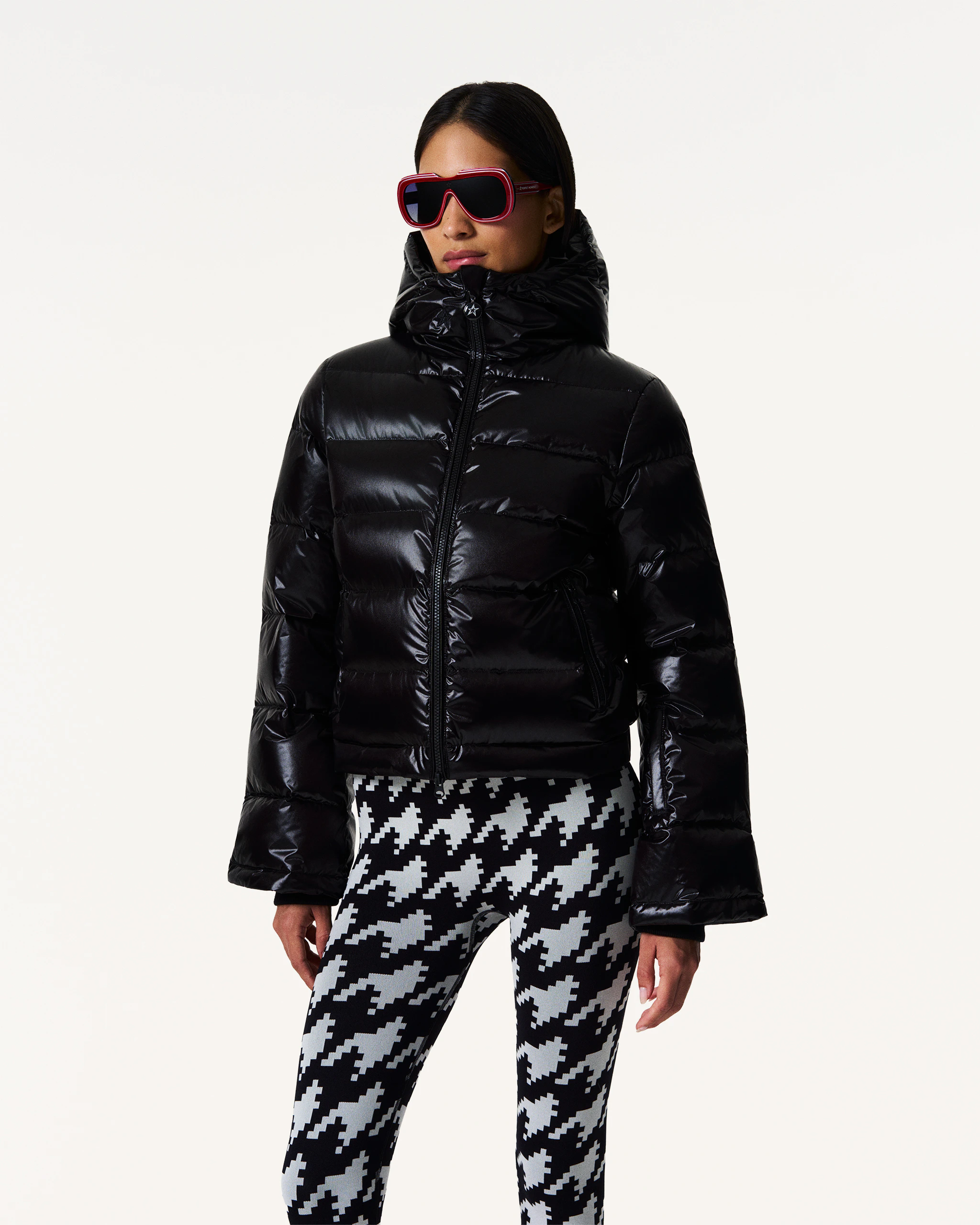 Metallic Polar Flare Down Jacket 2