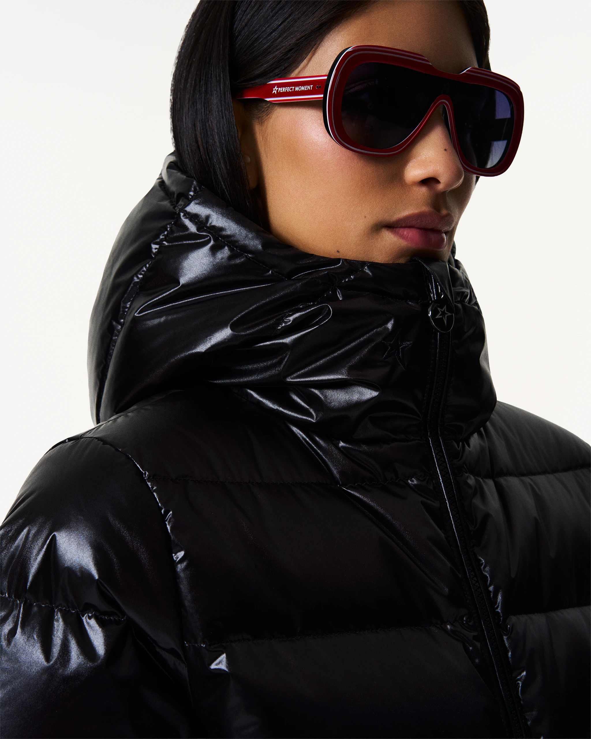 Metallic Polar Flare Down Jacket 4
