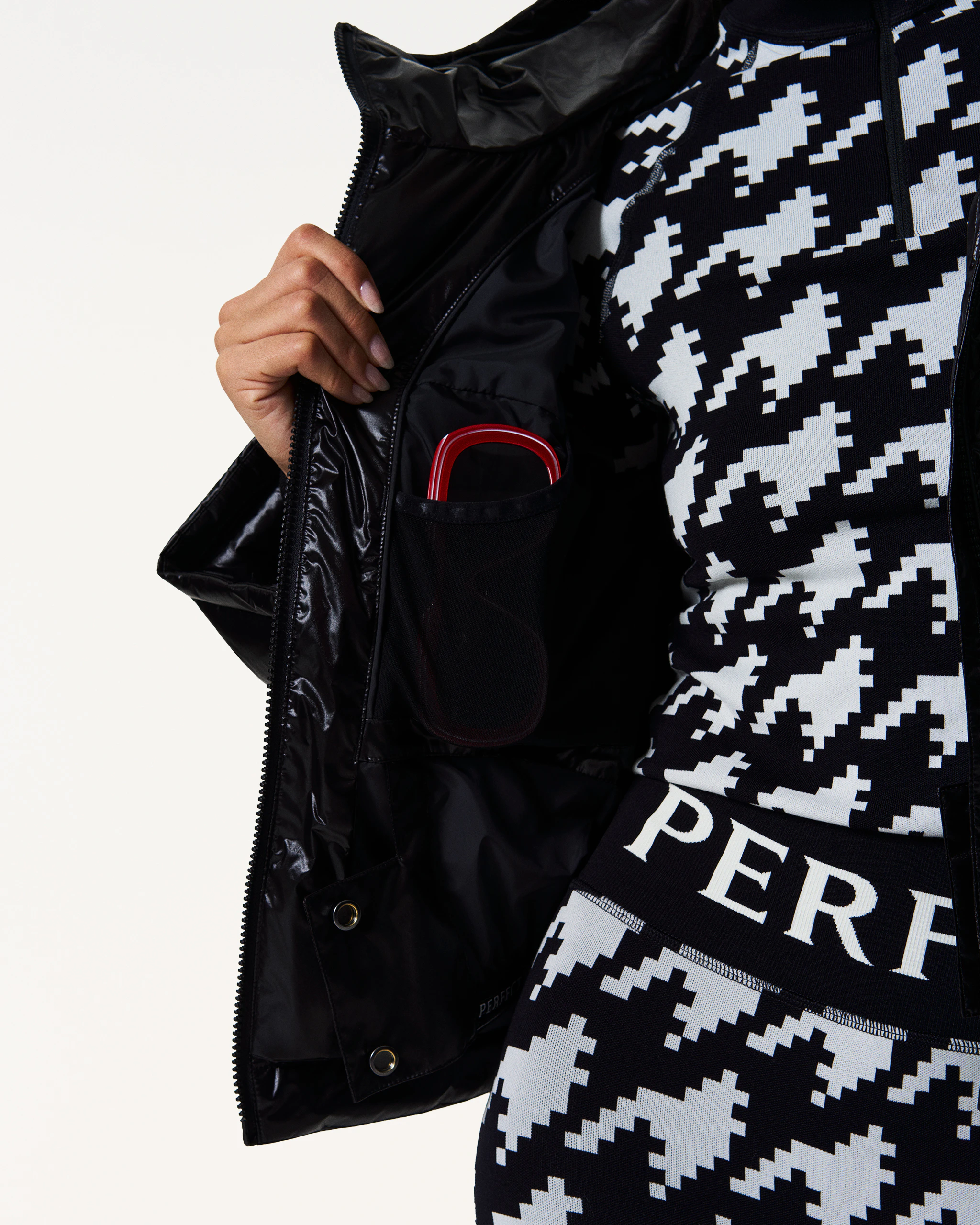 Metallic Polar Flare Down Jacket 5
