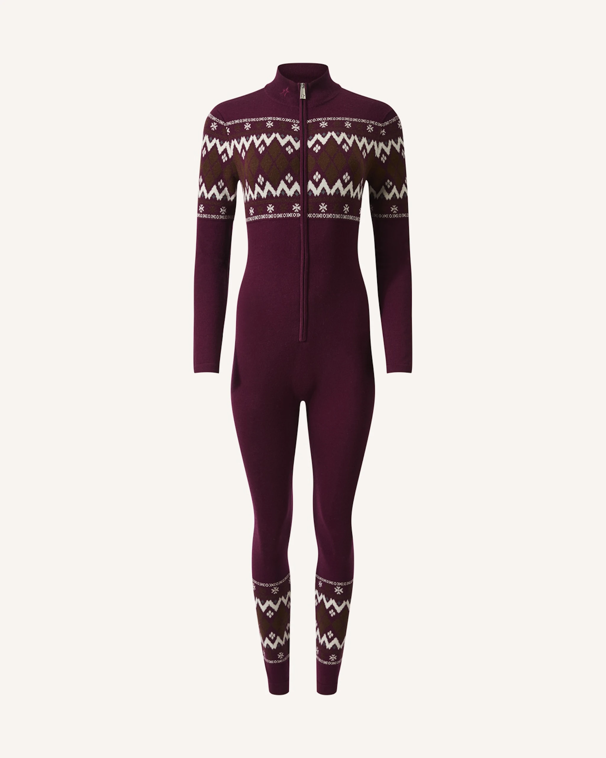 Intarsia-Knit Merino Wool Jumpsuit 0 Intarsia-Knit Merino Wool Jumpsuit