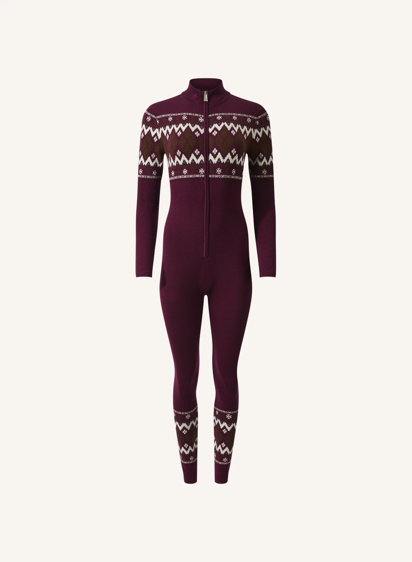 Intarsia-Knit Merino Wool Jumpsuit 0 Intarsia-Knit Merino Wool Jumpsuit