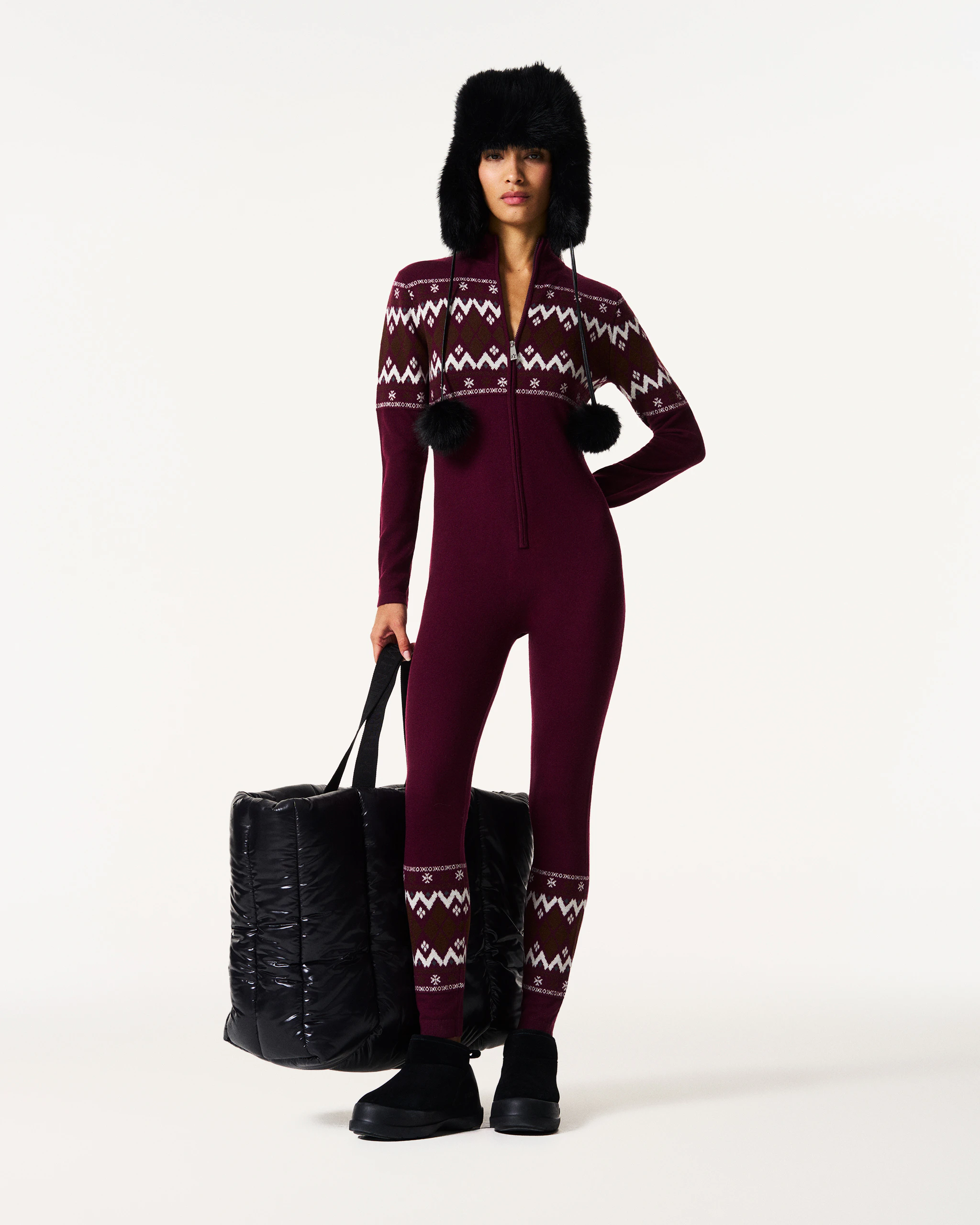 Intarsia-Knit Merino Wool Jumpsuit 1 Intarsia-Knit Merino Wool Jumpsuit