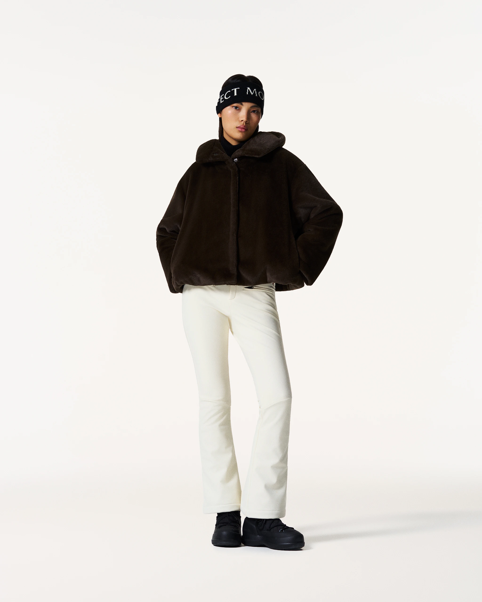 Faux Fur Hoodie 1 Faux Fur Hoodie in Brown