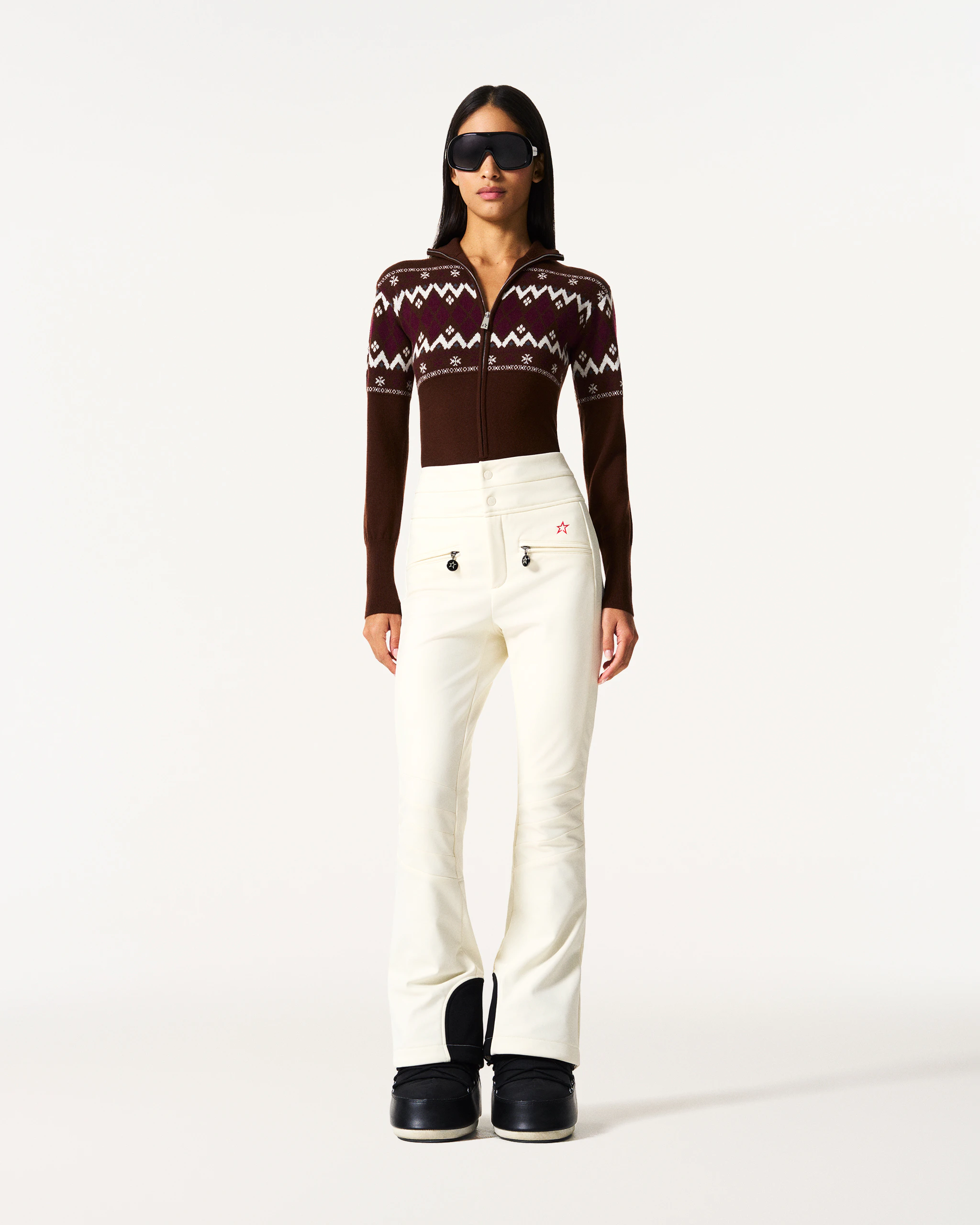 Intarsia-Knit Merino Wool Bodysuit 1 Intarsia-Knit Merino Wool Bodysuit